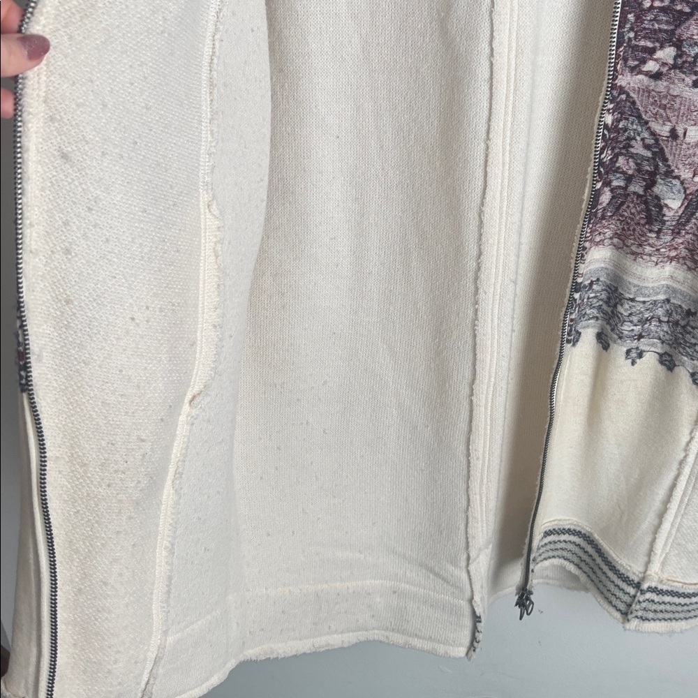 Free People | Nordic Knit Alpine Escape Long Zip Up Sz M - Picture 15 of 17